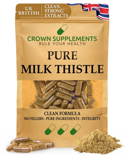 Pure milk thistle capsules - thistle, |