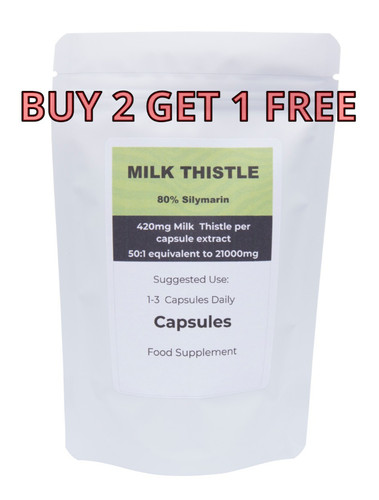 Milk thistle capsules - thistle,