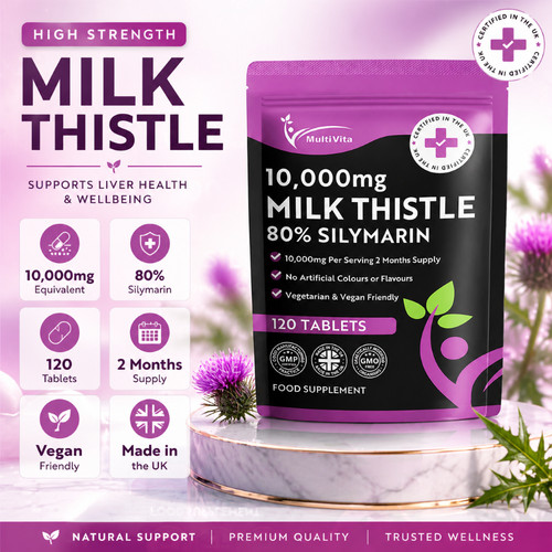 Milk thistle 000mg 120 - thistle, 10,000mg