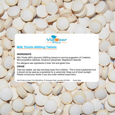Milk Thistle 4000mg Tablets |