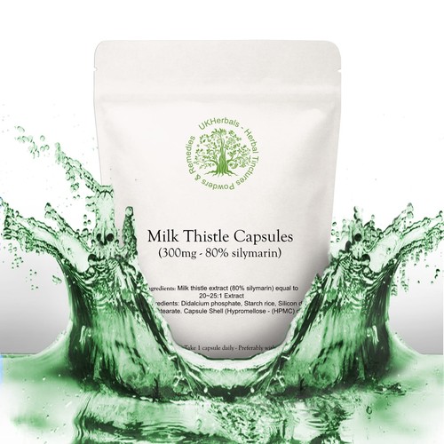 Milk thistle extract capsules - milk,