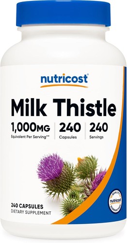Nutricost milk thistle 250mg - nutricost,