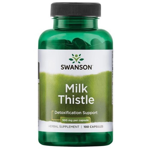 Swanson milk thistle - milk, thistle,