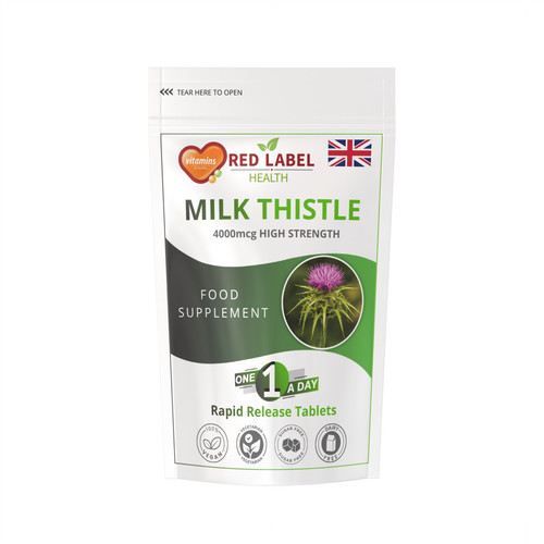 Milk thistle 4000mg tablets - 4000mg, 30