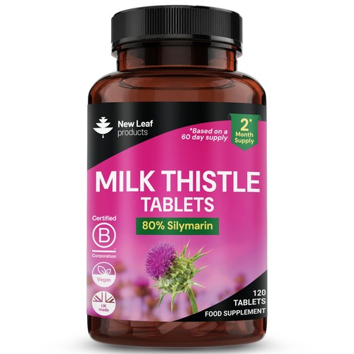 Milk thistle tablets - 4000mg,