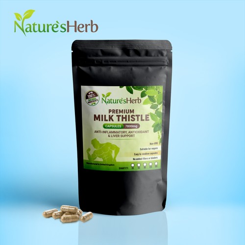 Milk thistle capsules 7800mg - thistle,