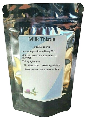 Milk thistle capsules high - milk,