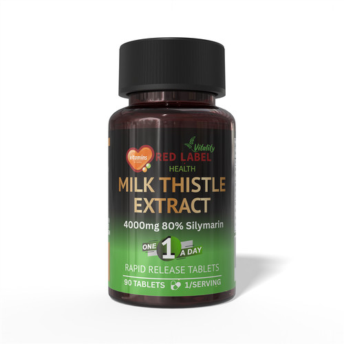 Milk thistle tablets 4000mg - 90,